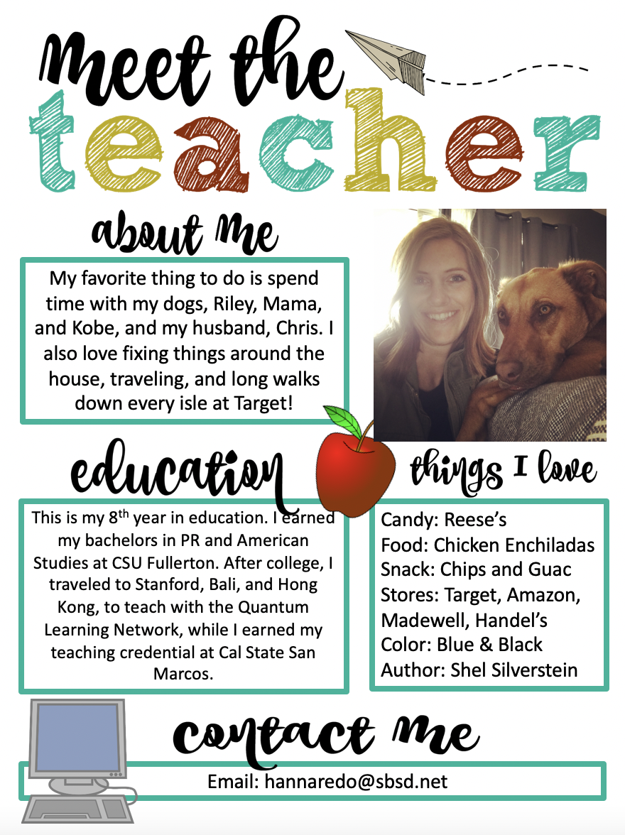 Picture of Mrs. Redo with her dog.